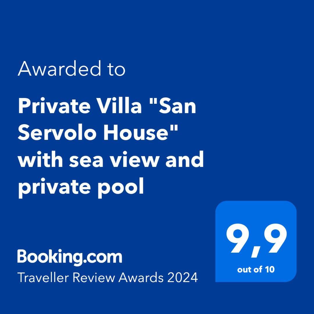 Private Villa "San Servolo House" With Sea View And Private Pool Buje Kültér fotó